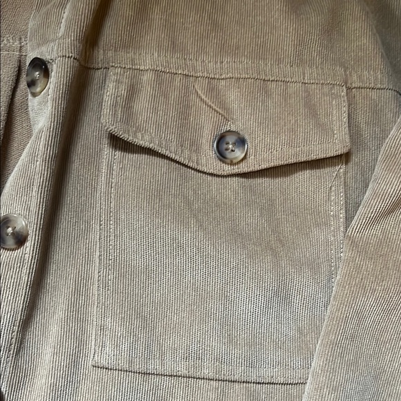 Tan Button-Up Jacket - Picture 3 of 4
